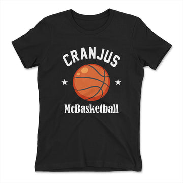 Cranjus Mcbasketball Womens T-Shirt in Black color
